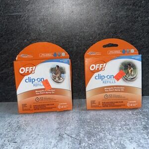 2 OFF! Clip-On Mosquito Repellent Refill Box Of 2 Refills For All Clip On Models